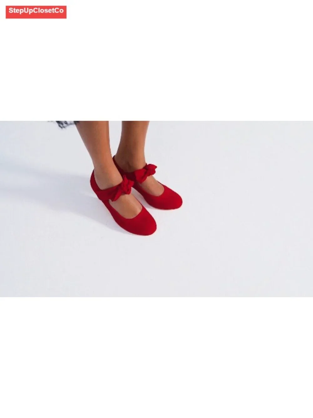 Vintage Bowtie Platform Kitten Heel Pumps